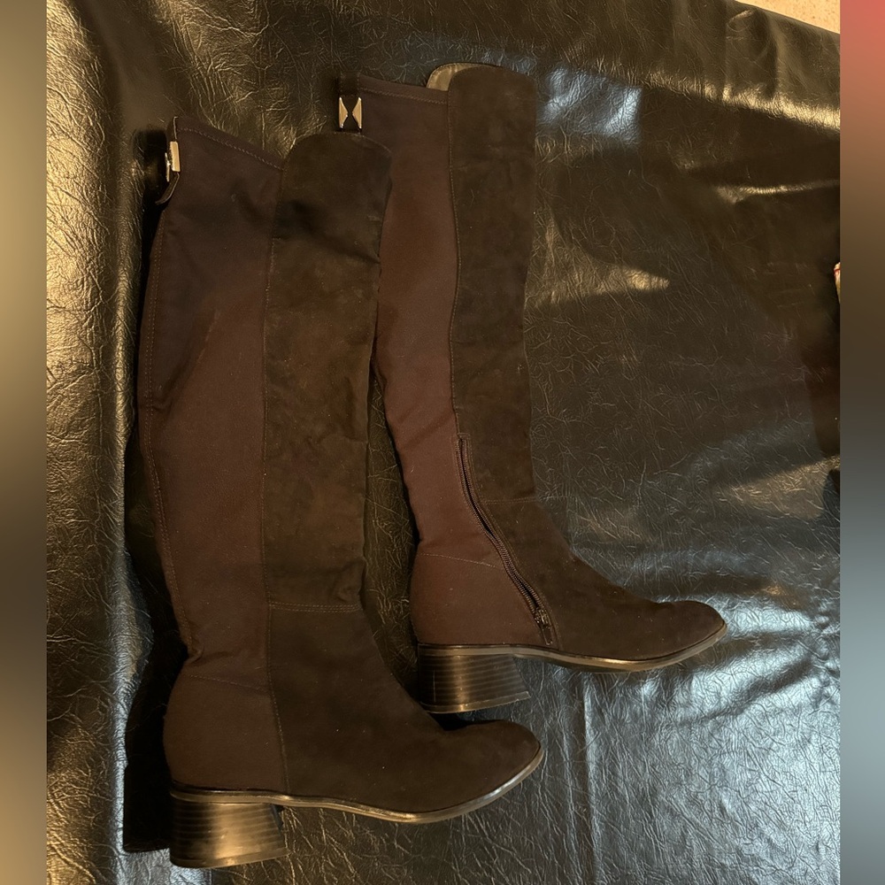 Tall black boots